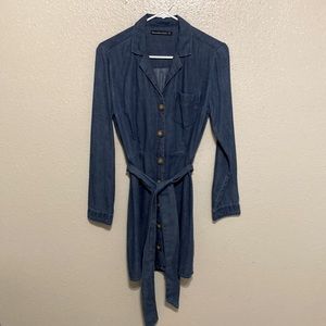 Abercrombie & Fitch Soft Denim Shirt Dress